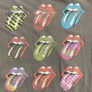 The Rolling Stones Tongue Logo Variation T Shirt Size Small